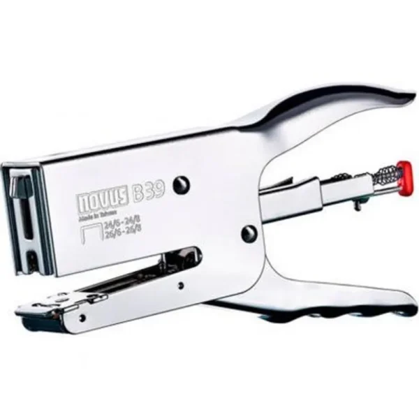 AGRAFADOR ALICATE NOVUS B39 CROMADO 40FLS (1/10)