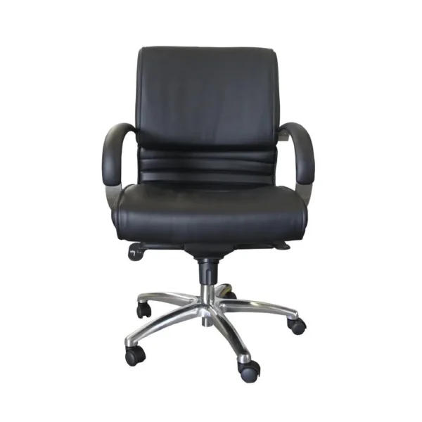 CADEIRA PU MEDIUM EXEC 2NIVEIS BIFMA BK