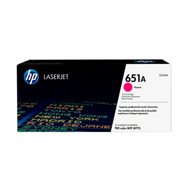 TONER HP 651A MFP 775 MAGENTA CE343A