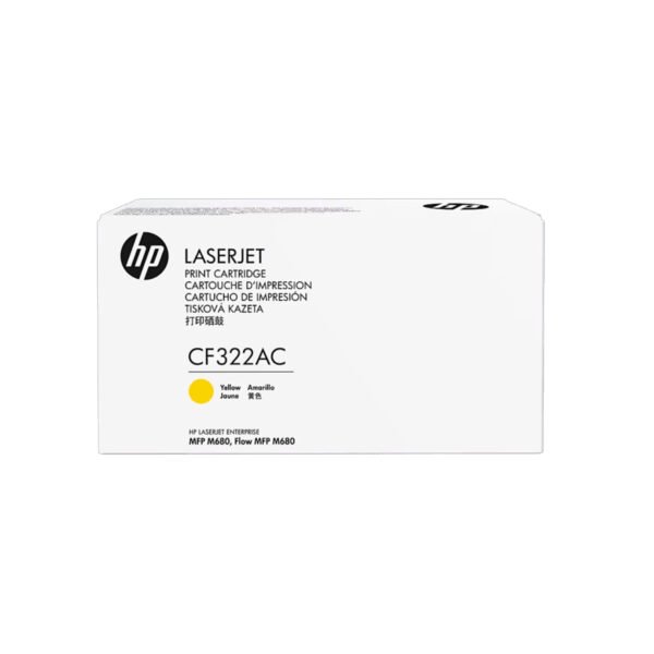 TONER HP CF322AC CONTRACT AMARELO M680