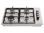 PLACA A GÁS ENCASTRE FLAMA 60 INOX LAT 9005FL - Image 3